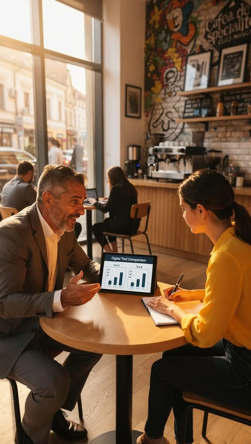 O mână tastând pe o tastatură, evidențiind importanța tehnologiei în creșterea eficienței profesionale.